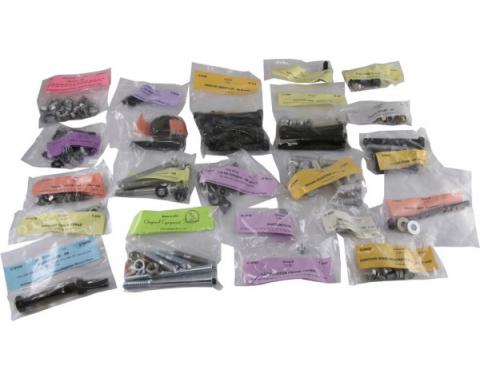 Nova And Chevy II Small Block Engine Bolt Kit, For Cars With Air Conditioning, 1964-1965