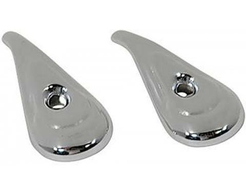 Coat Hooks, Chrome, Pair, Nova, 1962-1966