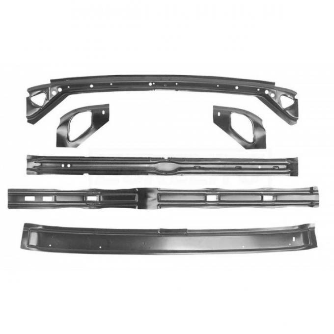 Nova And Chevy II Roof Panel Inner Braces, Coupe, 1966-1967