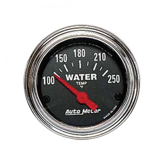 Nova Water Temperature Gauge, Chrome, AutoMeter