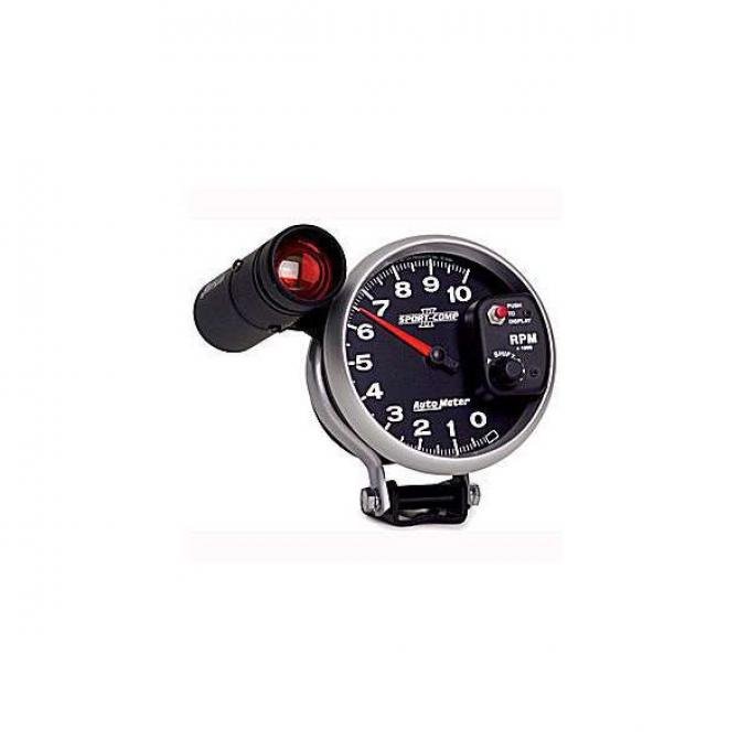 Nova Tachometer, Black Face, Sport-Comp, AutoMeter