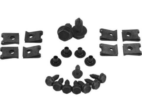 Nova Grille Fastener Kit, Standard And Super Sport, 1968-1969