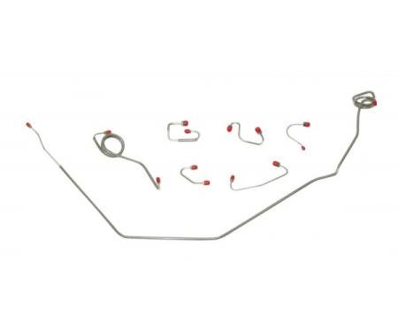 Nova Disc Brake Line Set, Manual, 1 Piece, Steel 1969