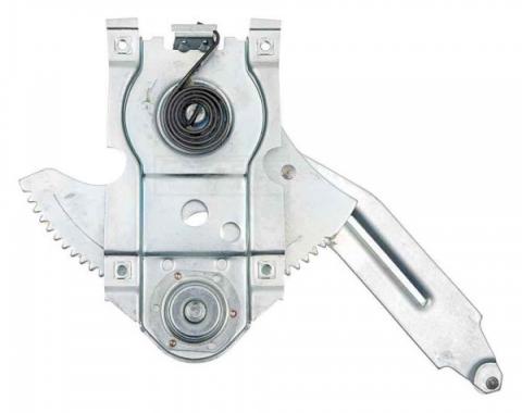 Nova Rear Door Window Regulator, Four Door, Left, 1968-1972