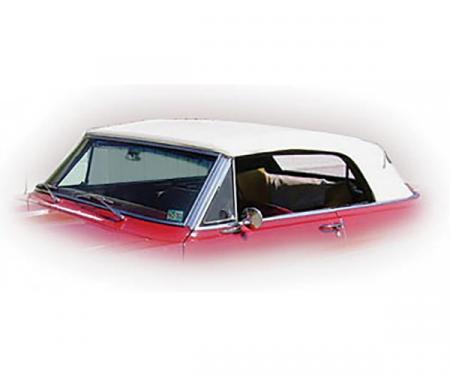 Nova Chevy II Convertible Top With Fixed Plastic Window, Vinyl, 1962-1963