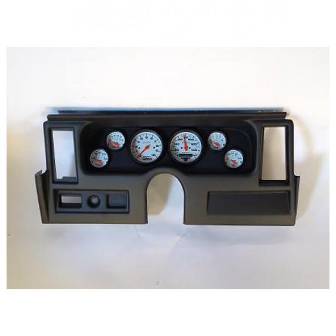 Nova Classic Dash Complete Six Gauge Panel, With Autometer Phantom Electric Gauges, 1977-1979