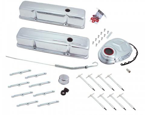 Nova - Engine Dress Up Kit, Small Block, Tall Valve Covers, 1962-1979