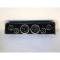 Nova Classic Dash Complete Six Gauge Panel With Autometer Gauges Phantom Carbon Fiber Gauges, 1966-1967