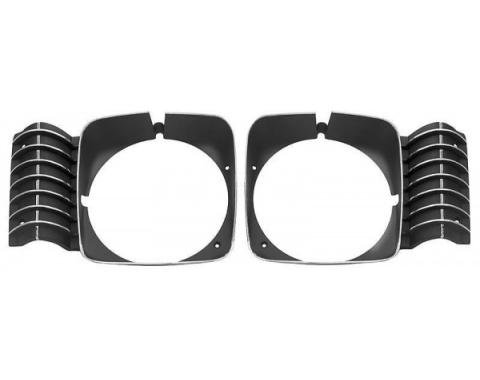 Nova Headlight Bezels, 1969-1972