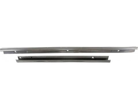 Nova And Chevy II Interior Quarter Side Panel Trim Moldings, Right, Coupe, 1966-1967