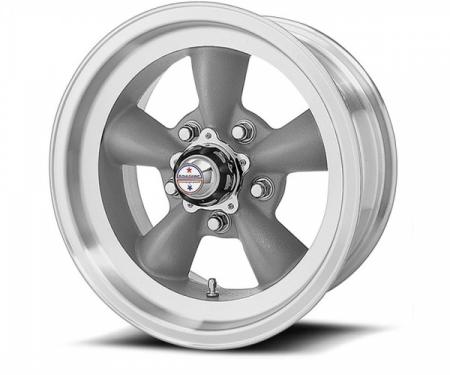 American Racing Torq-Thrust D Gray Wheel W/ Machine Lip, 15X7