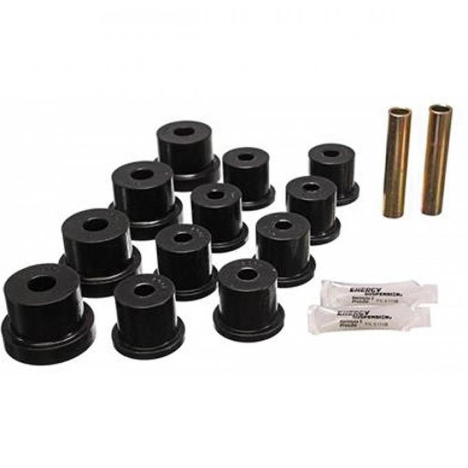 Nova Rear Leaf Spring Bushings, Polyurethane, Mono Leaf, 1962-1974