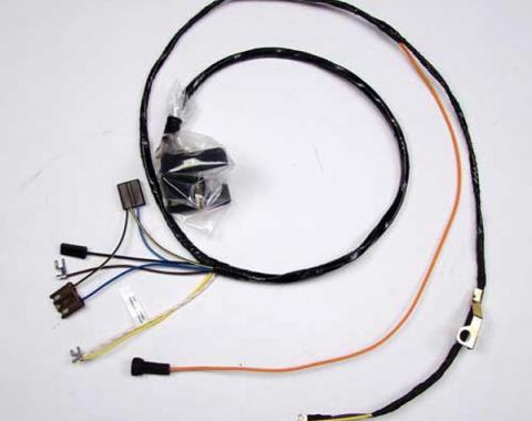 Nova Engine Wiring Harness, V8, With Factory Gauges, 1969