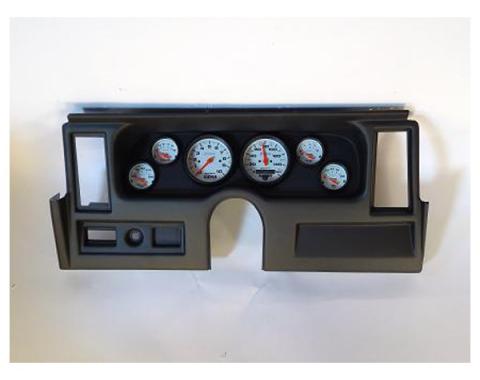 Nova Classic Dash Complete Six Gauge Panel, With Autometer Phantom Electric Gauges, 1977-1979