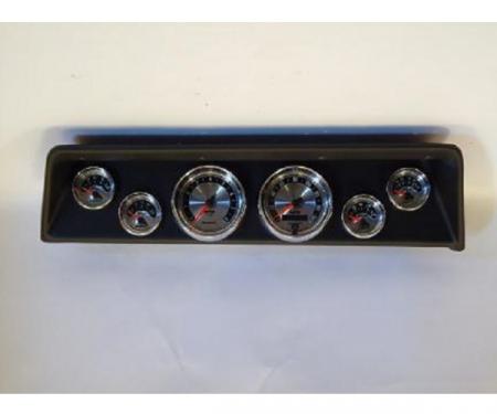 Nova Classic Dash Complete Six Gauge Panel With American Muscle Autometer Gauges Gauges, 1966-1967