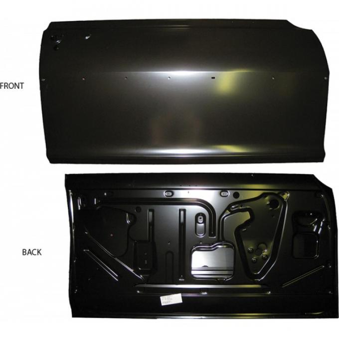 Nova Door Shell, W/O Window Frame Or Trim Holes, Left Side, Hardtop & Convertible, 1962-1965