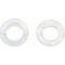 Nova Lock Knob Ferrules, Door, Clear Plastic, 1967