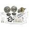 Nova Power Disc Brake Conversion Kit, Complete, Front, 9 Booster, Stock Spindle, 1962-1964