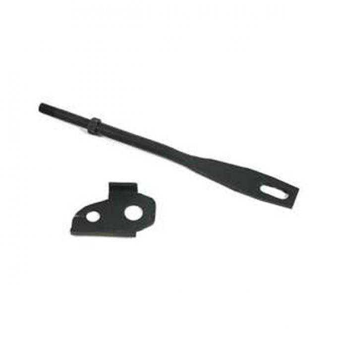 Nova Floor Shifter Upper Support Rod & Bracket, Manual Transmission, Muncie 4-Speed, 1968-1972