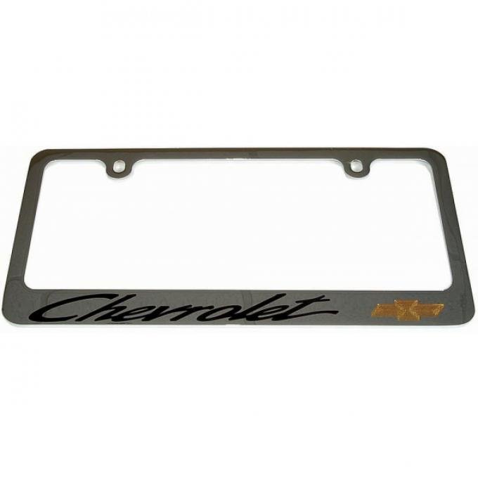 Nova License Plate Frame, Bowtie And Chevrolet Script Letters, 1962-1979