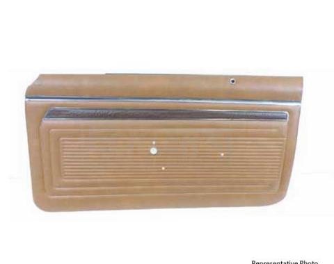 Distinctive Industries 1971-72 Custom Front Door Panels Burlwood Stripe, Unassembled 096588