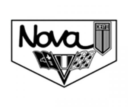 Legendary Auto Interiors Nova Rubber Floor Mats, With Nova Script, Chevy II Emblem And Flag, 1966-1967