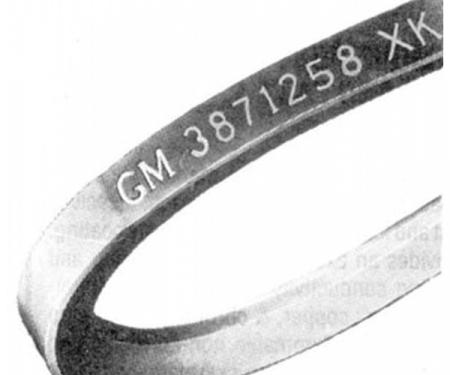 Nova & Chevy II Power Steering Belt, 327, V8, 1965