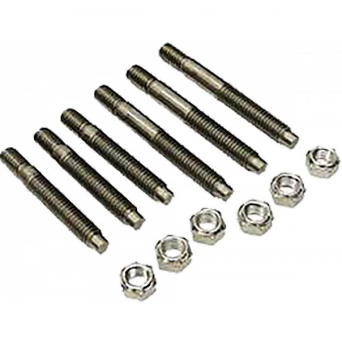 Nova Exhaust Manifold Stud Set, Small Or Big Block, Stainless Steel 1962-1978