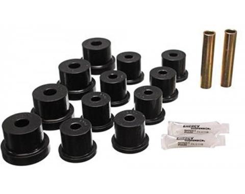 Nova Rear Leaf Spring Bushings, Polyurethane, Mono Leaf, 1962-1974