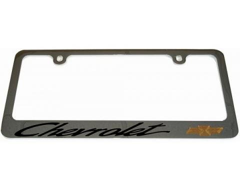 Nova License Plate Frame, Bowtie And Chevrolet Script Letters, 1962-1979