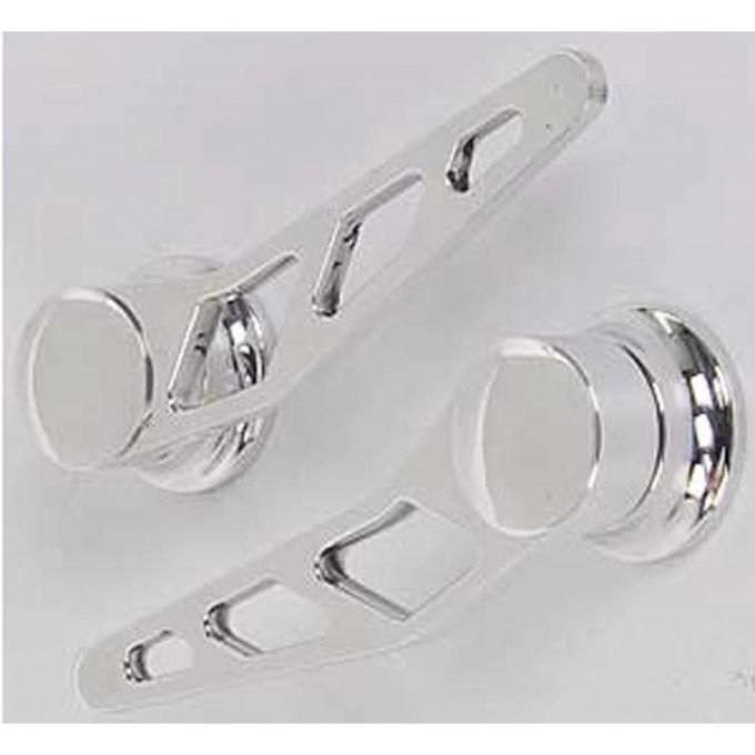 Nova Door Handles, Inside, Billet Aluminum, 1962-1979