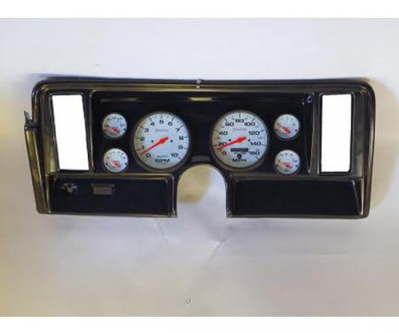 Nova Classic Dash Complete Six Gauge Panel With 5''  Autometer Gauges Phantom Electric Gauges, 1969-1976