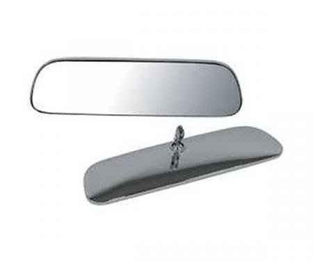 Nova Interior Rear View Mirror, Standard, 8 Inch, Chrome, 1966-1972