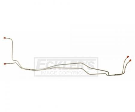 Nova Transmission Cooler Line, Stainless Steel, V8 T-350 1973-1974