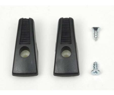 Nova Coat Hooks, Pair, Black, 1967-1972