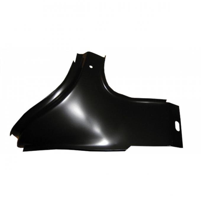 Nova Trunk Weatherstrip Gutter, Bottom Corner, Right Side, 1970