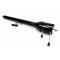 Ididit 1969-73 Nova Tilt Floor Shift Steering Column with Touch-N-Go Start - Black Powder Coated.