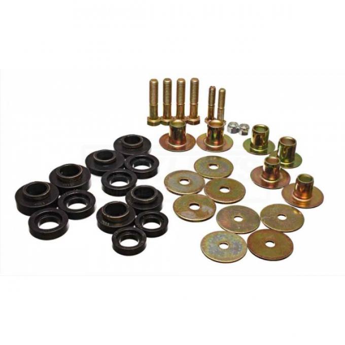 Nova Subframe Bushing Kit, Without Steel Sleeves, Polyplus