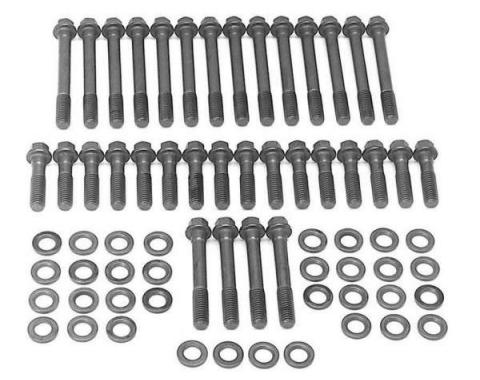 Nova Cylinder Head Bolt Kit, Small Block, For Performer, Performer RPM & E-Tec Aluminum Heads, Edelbrock 1964-1972