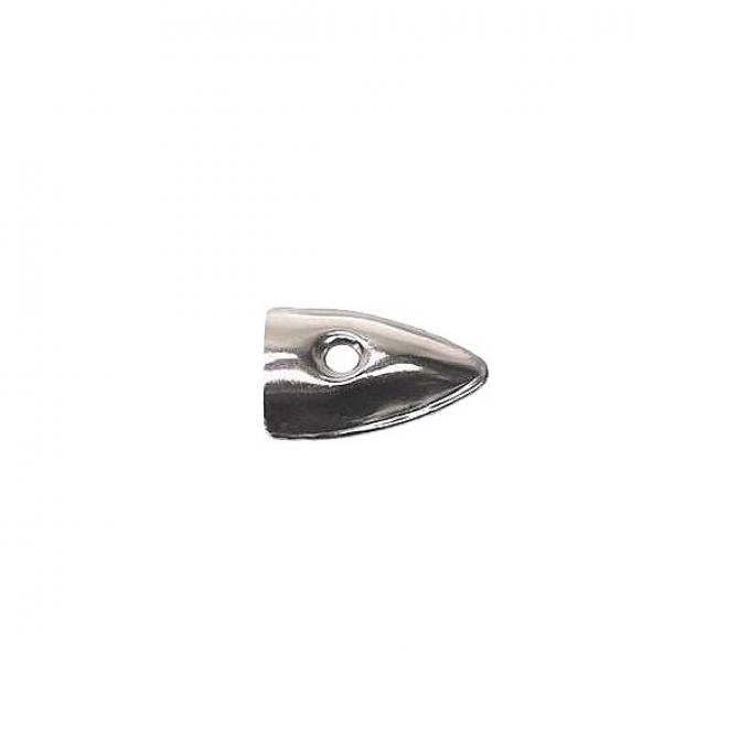 Nova Convertible Top Rear Bow Binding End Clip, 1962-1963