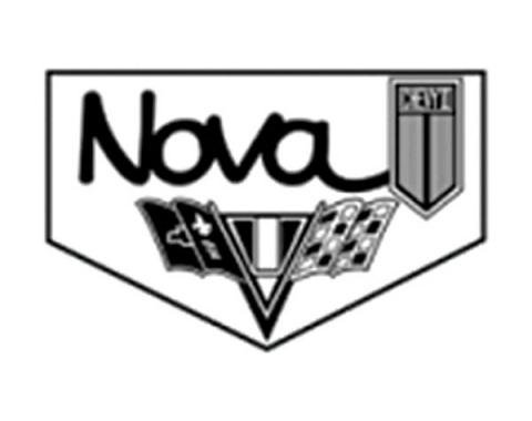 Legendary Auto Interiors Nova Rubber Floor Mats, With Nova Script, Chevy II Emblem And Flag, 1966-1967