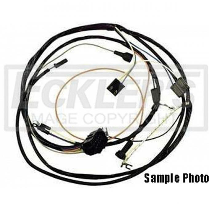 Nova Engine Wiring Harness, 6 Cylinder, With Warning Lights, 1968-1969