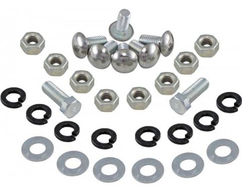 Redline Restomotive® 1964-1965 Chevrolet Nova And Chevy II Rear Bumper Bolt Kit, Correct