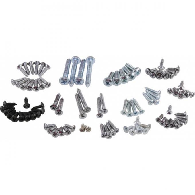 Nova And Chevy II Interior Screw Kit, Convertible, 1963-1965