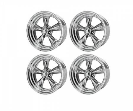 Chevy American Racing Torq Thrust II Wheel Set, Polished Aluminum, 15X7