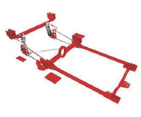 Subframe Assembly, Rear End, 4-Link & Track Bars, Nova, 1962-1967 | Plain