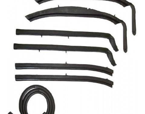 Nova Weatherstrip Kit, Convertible Top, 1962-1963