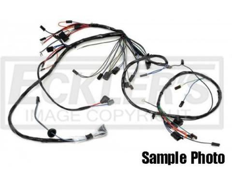Nova Front Lighting Wiring Harness, For Cars With Generator, 1962