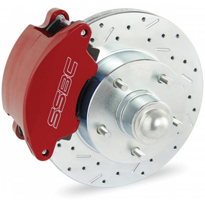 Nova Disc Brake Conversion, Front, 11 Inch, Non-Power, DualPiston, At Wheels Only 1962-1967