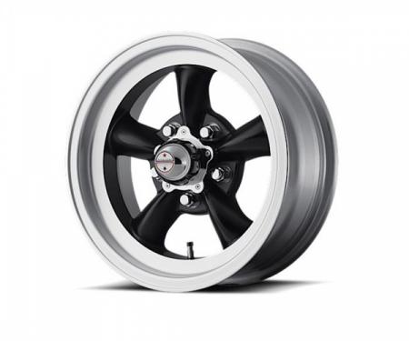 American Racing Torq-Thrust D Black Wheel W/ Machine Lip, 15X7